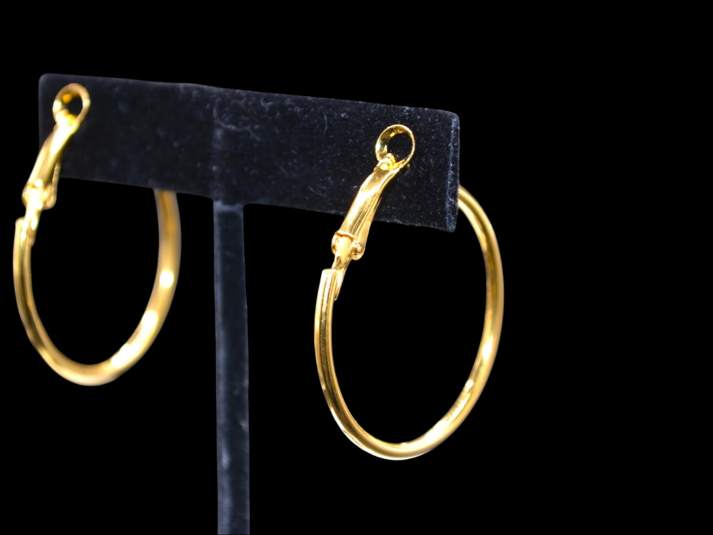 Hoops of Hope - Golden Earrings