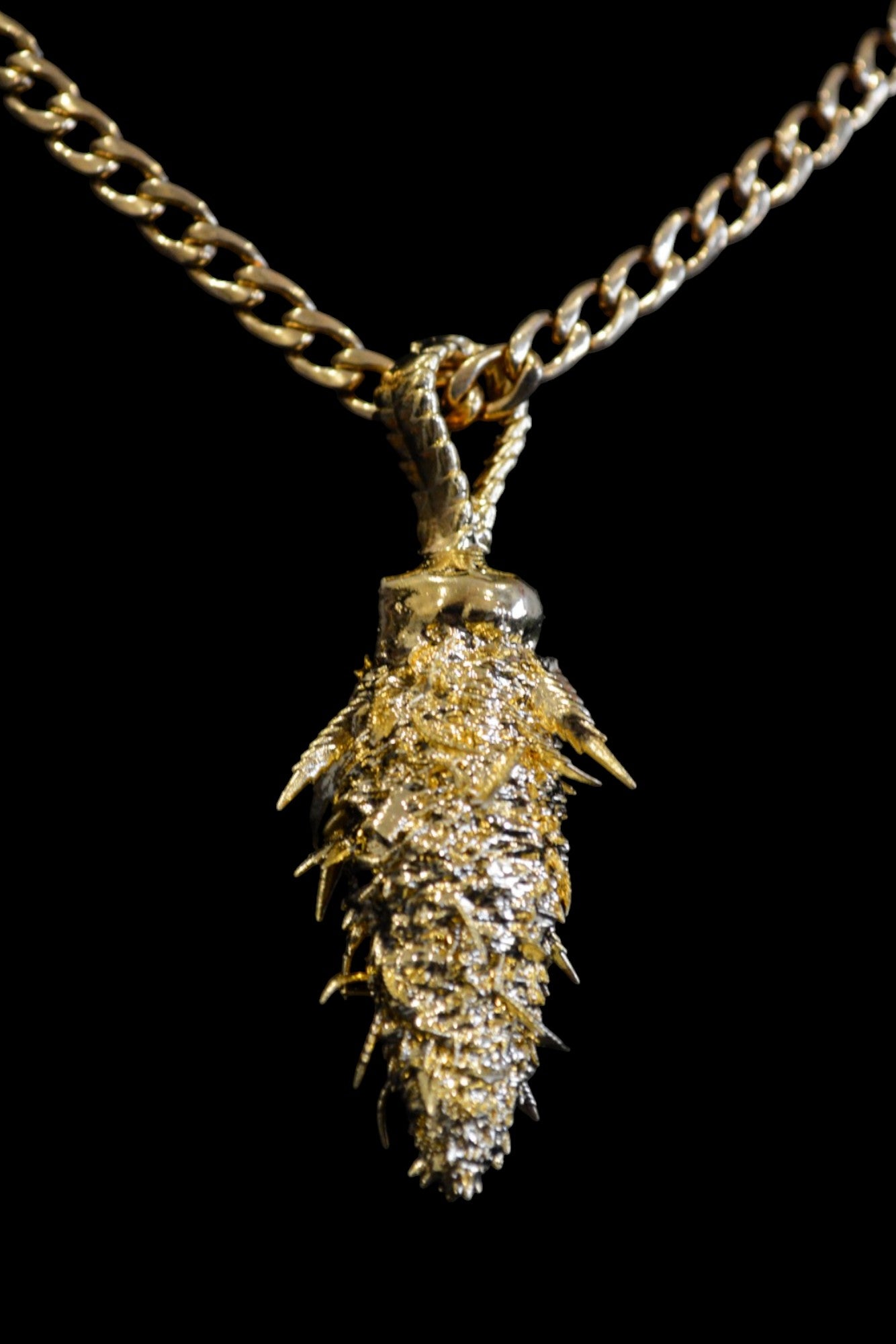 Golden Widow Pendant