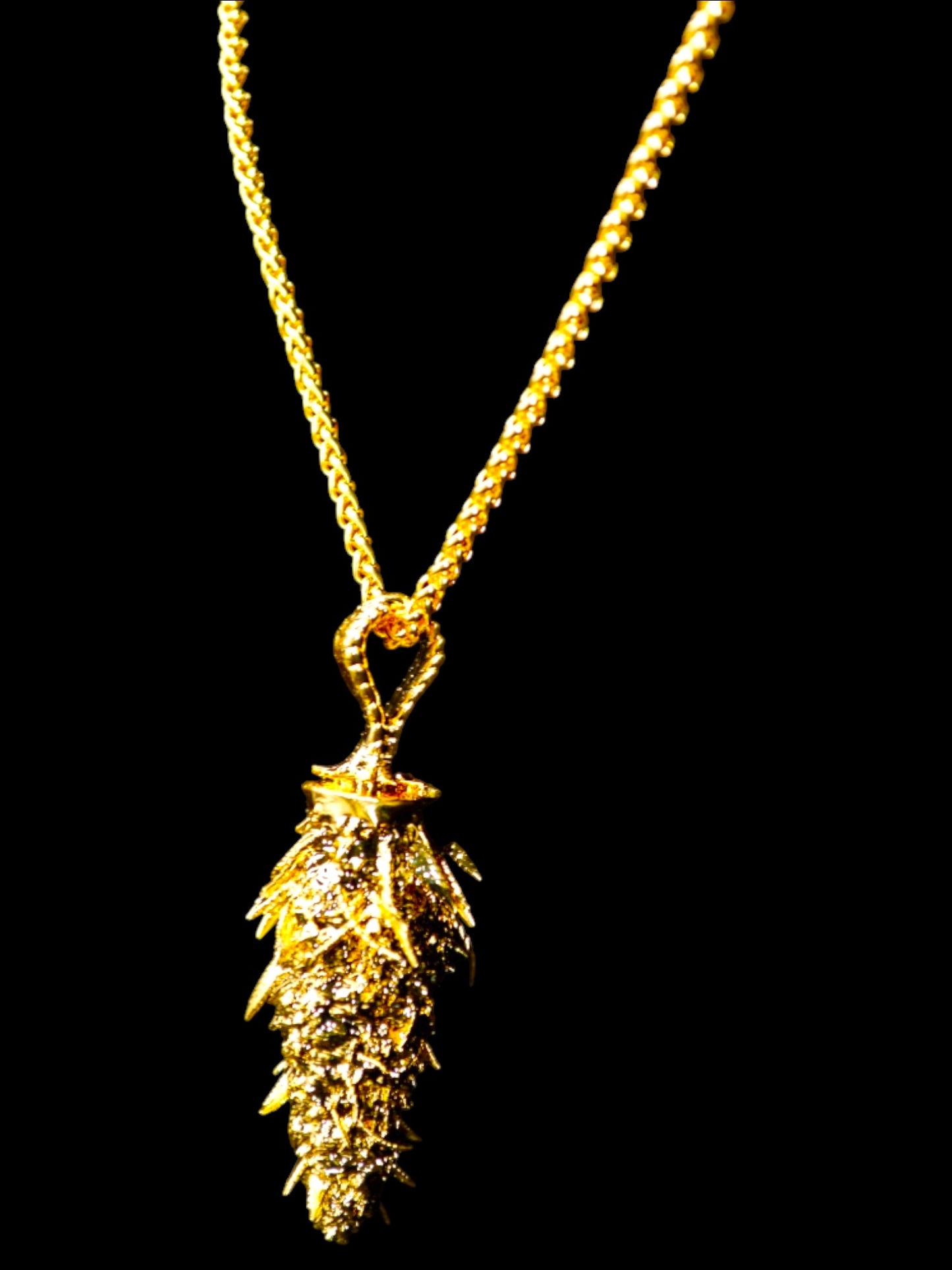 Golden Widow Pendant