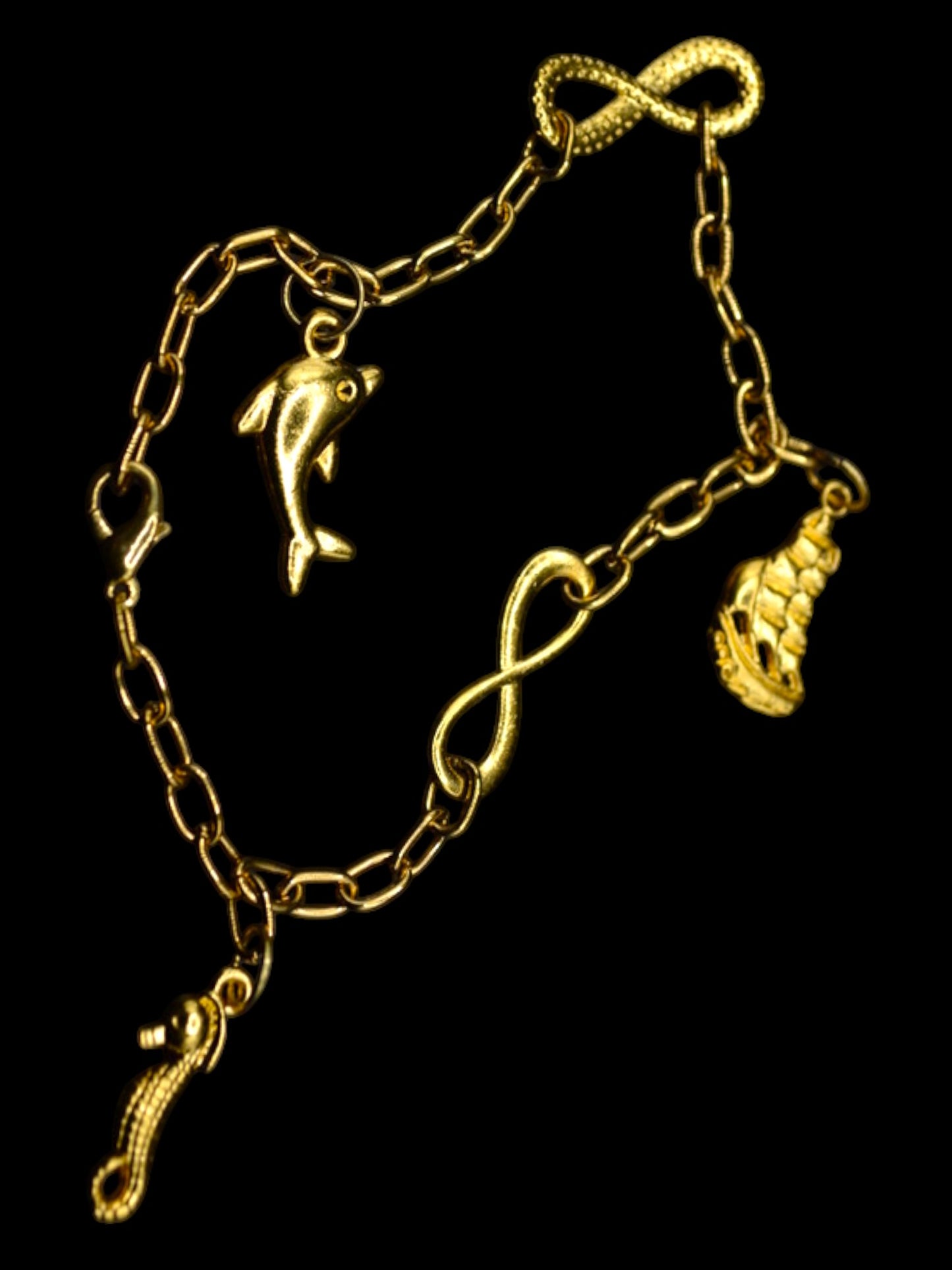 Infinity Rope : Gold Bracelet