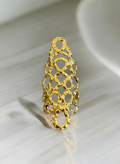 Bubble Gold Ring