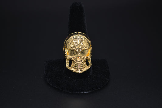 Psychedelic Skull Ring