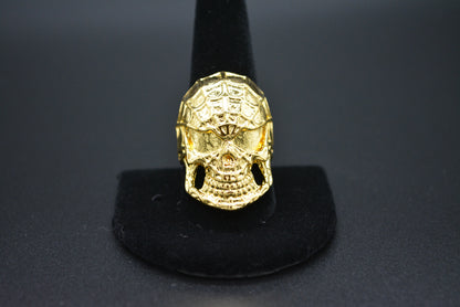 Psychedelic Skull Ring