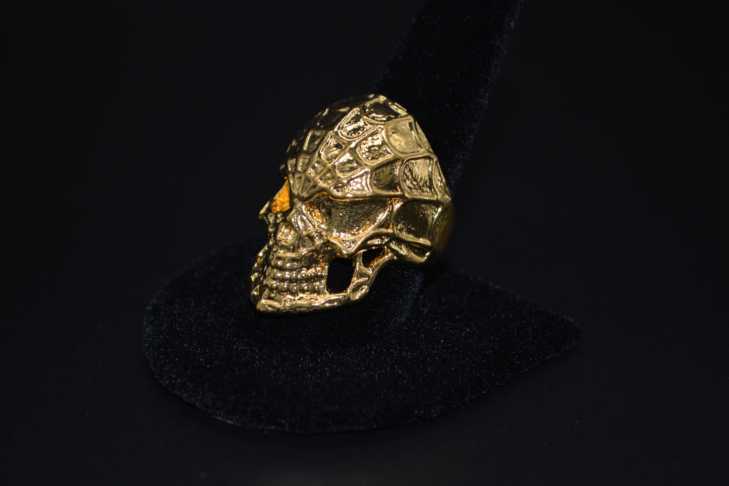 Psychedelic Skull Ring
