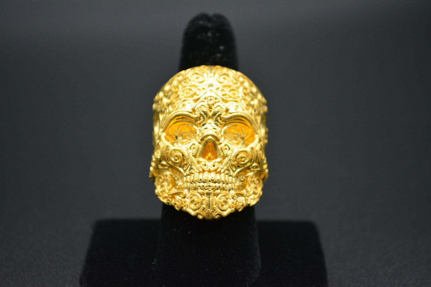 Aztec Skull Ring