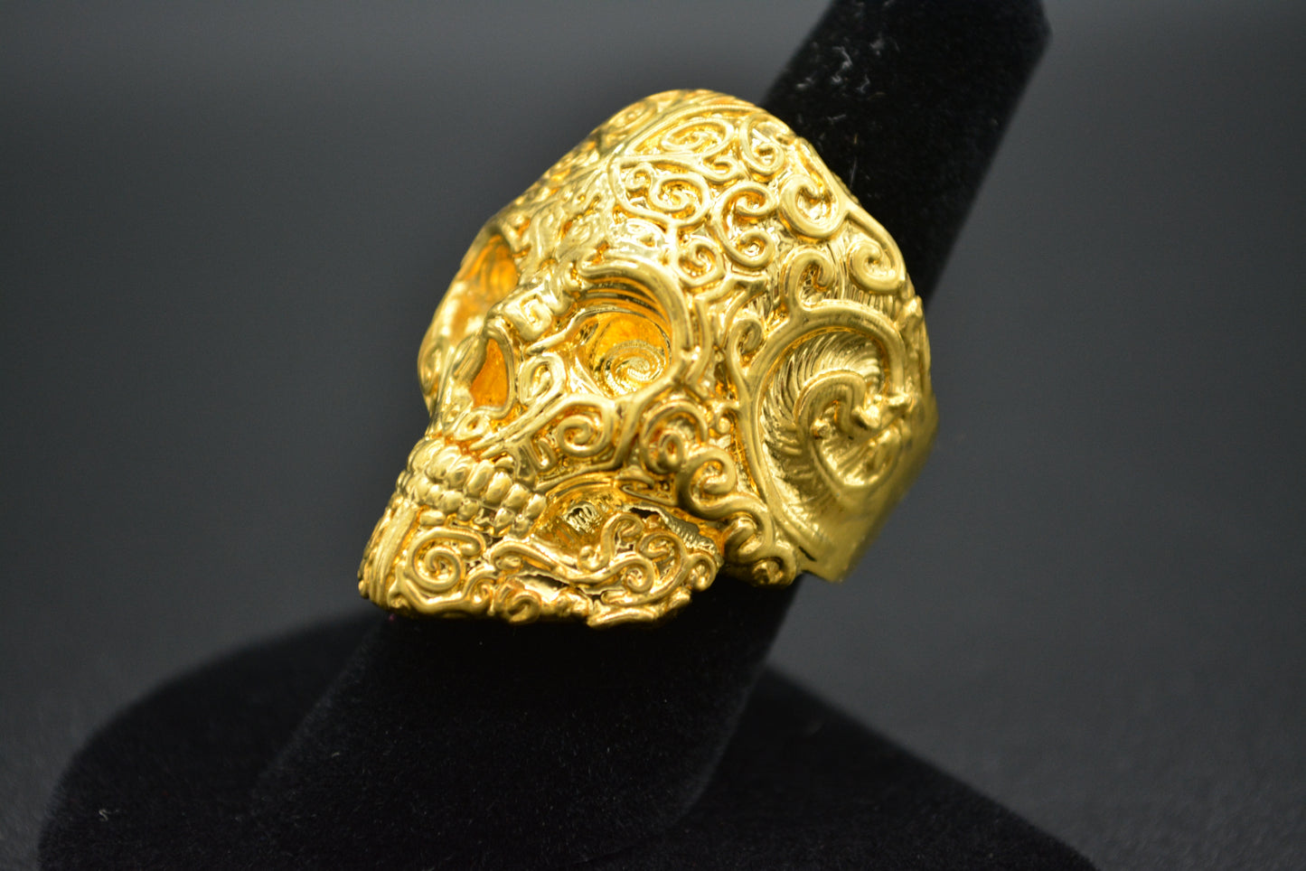 Aztec Skull Ring