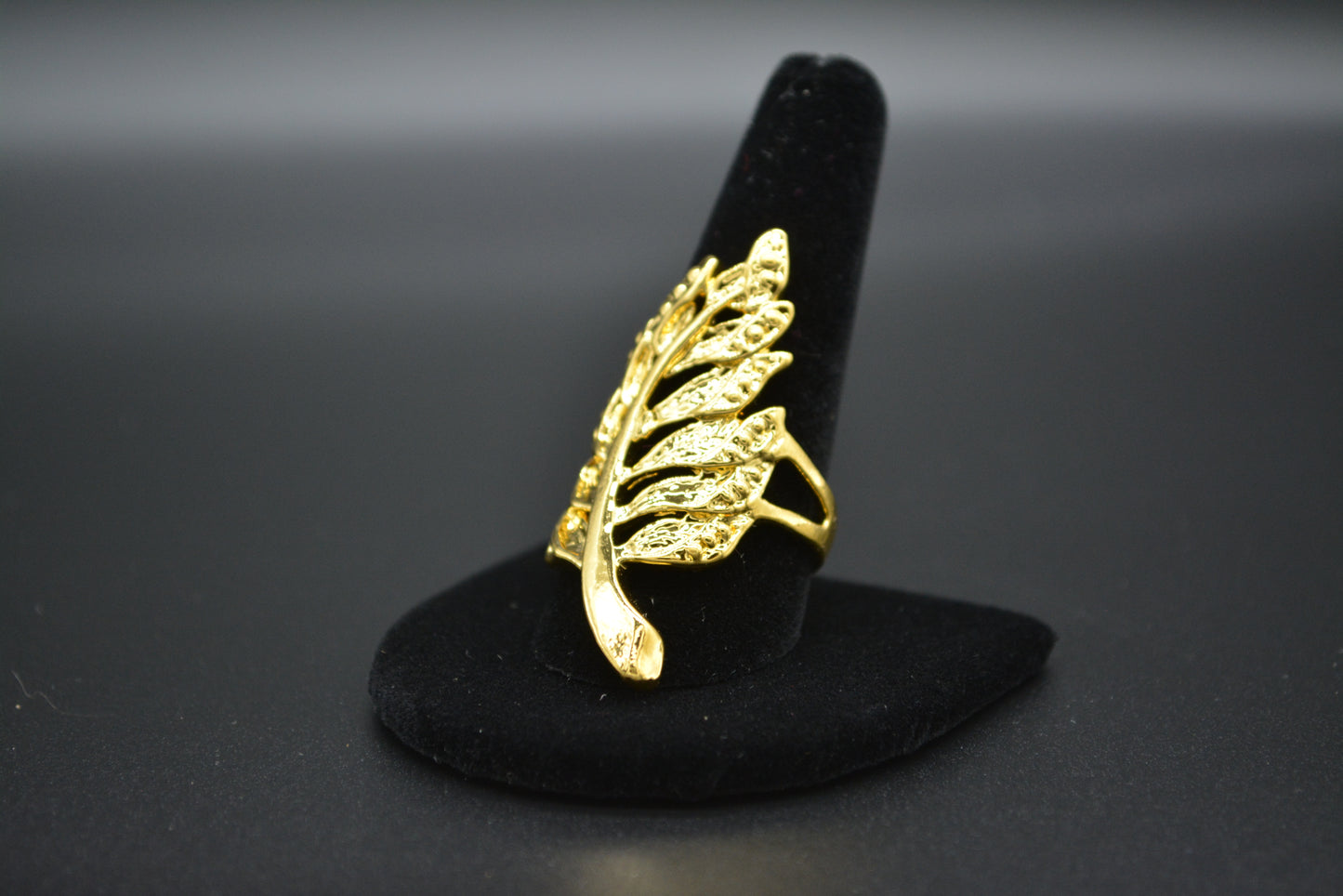 Golden Leaf Ring