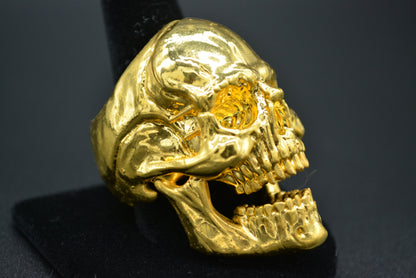 Laughing Dead Gold Ring