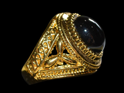 Dark Soul: Onyx Gold Ring