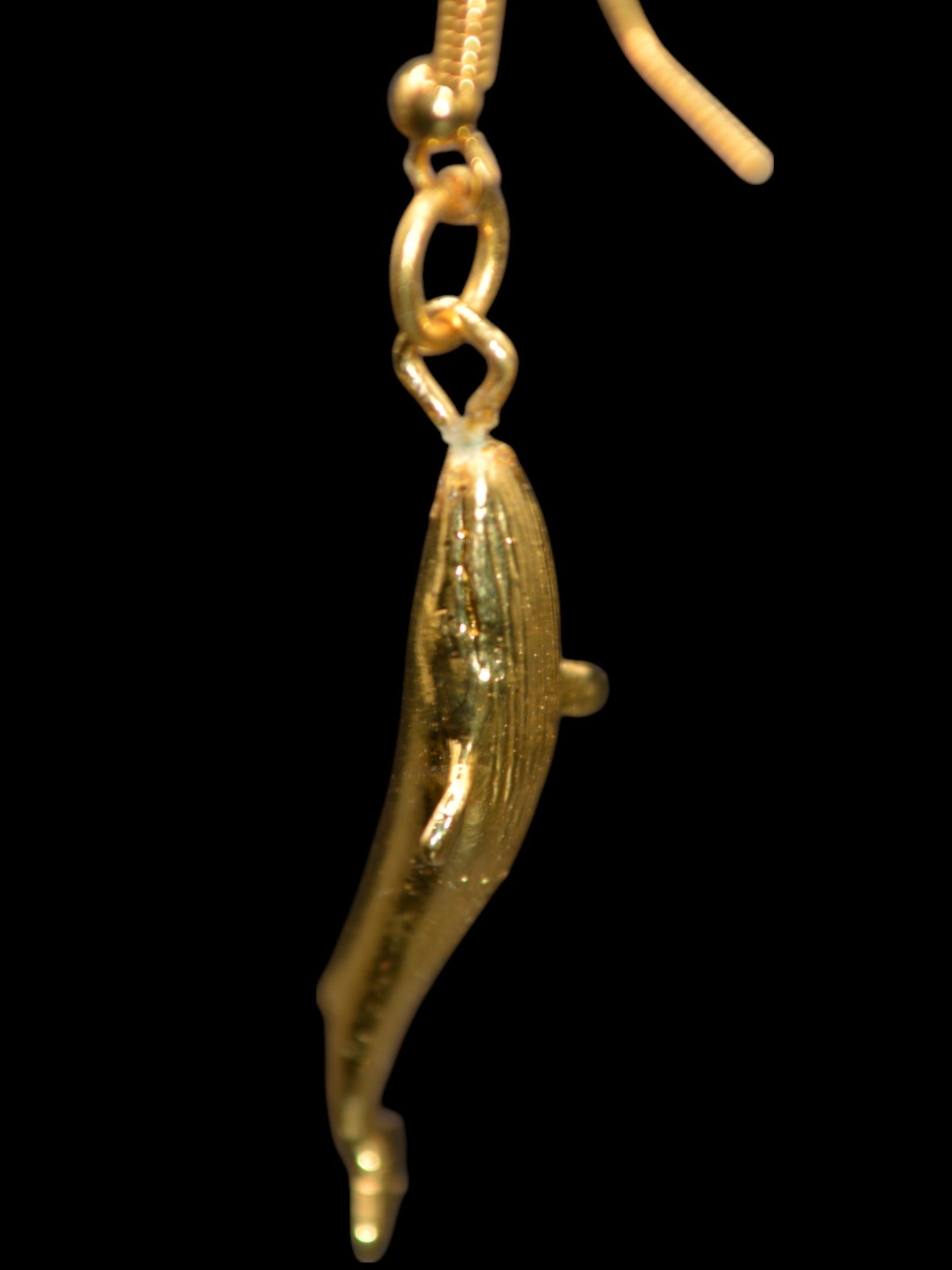 Whale Earrings : Golden Hunt