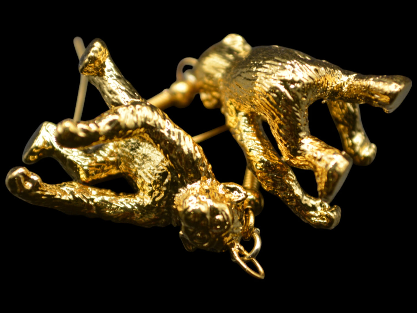 Chimpanzee Brothers -  Earrings