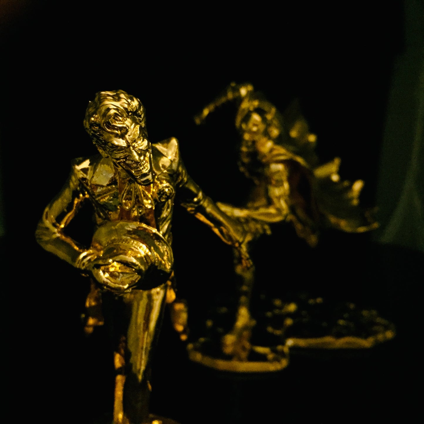 Joker Gold Plated Statue