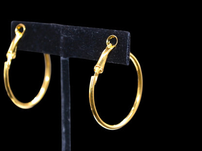 Hoops of Hope - Golden Earrings
