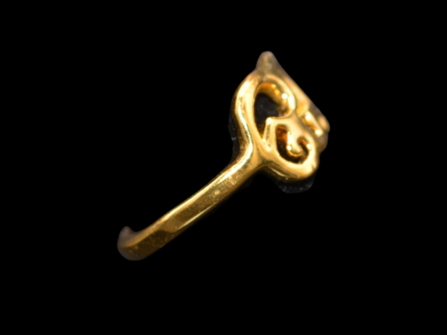 Elephant Sunshine Gold Ring