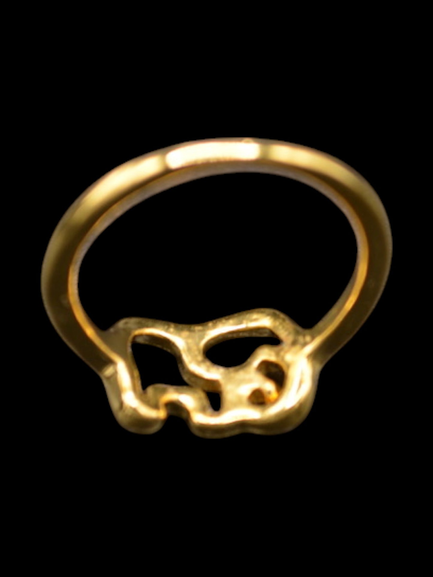 Elephant Sunshine Gold Ring