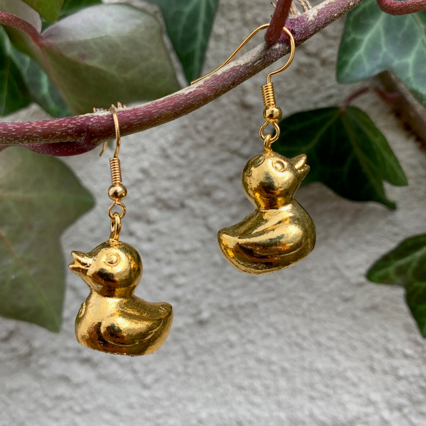 Goldy Duck Earrings