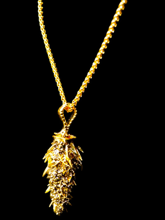 Golden Widow Pendant