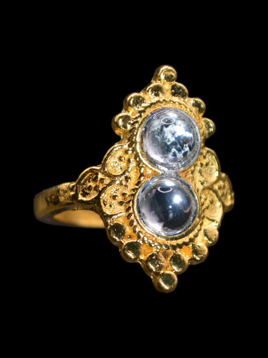 Hourglass Ring - Golden Times