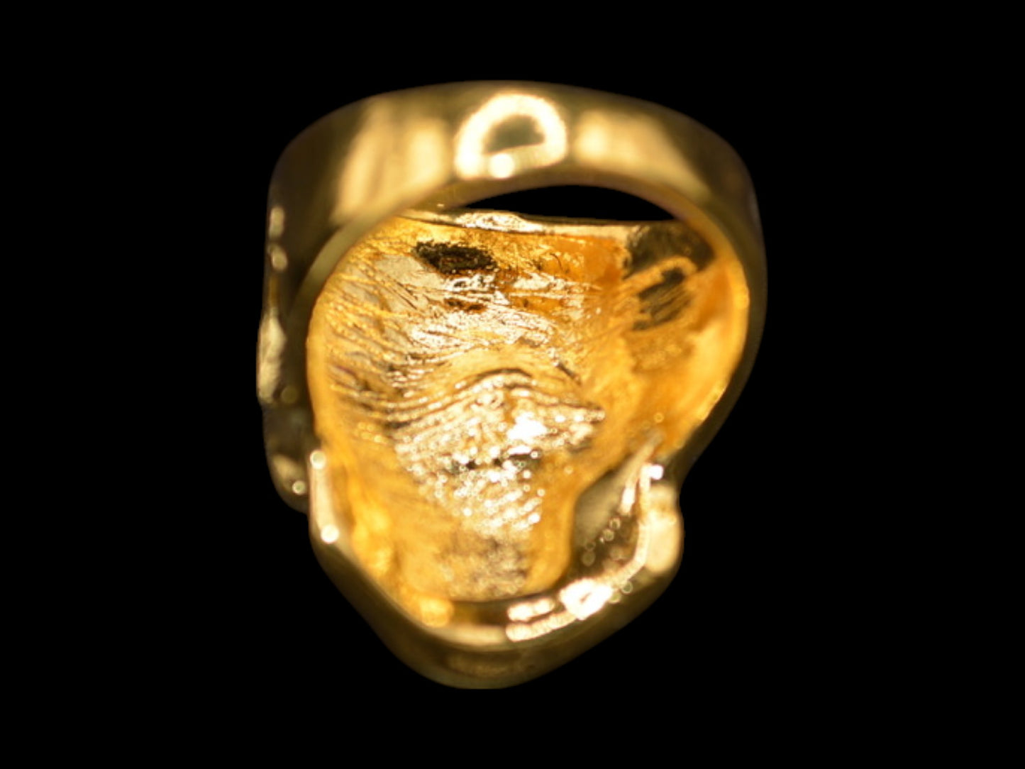 Duality - Two Faces Skull Ring