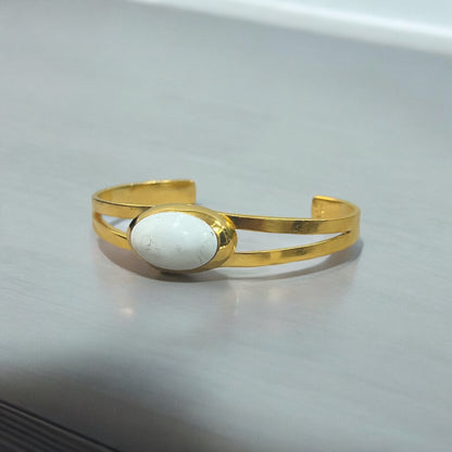 White Stone Bracelet